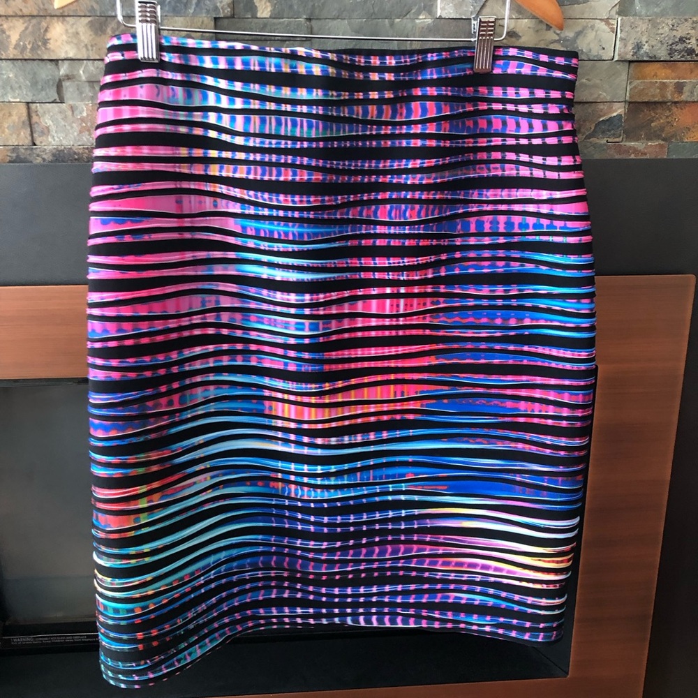 NWT Joseph Ribkoff Vibrant Multicolor Pencil Skirt
